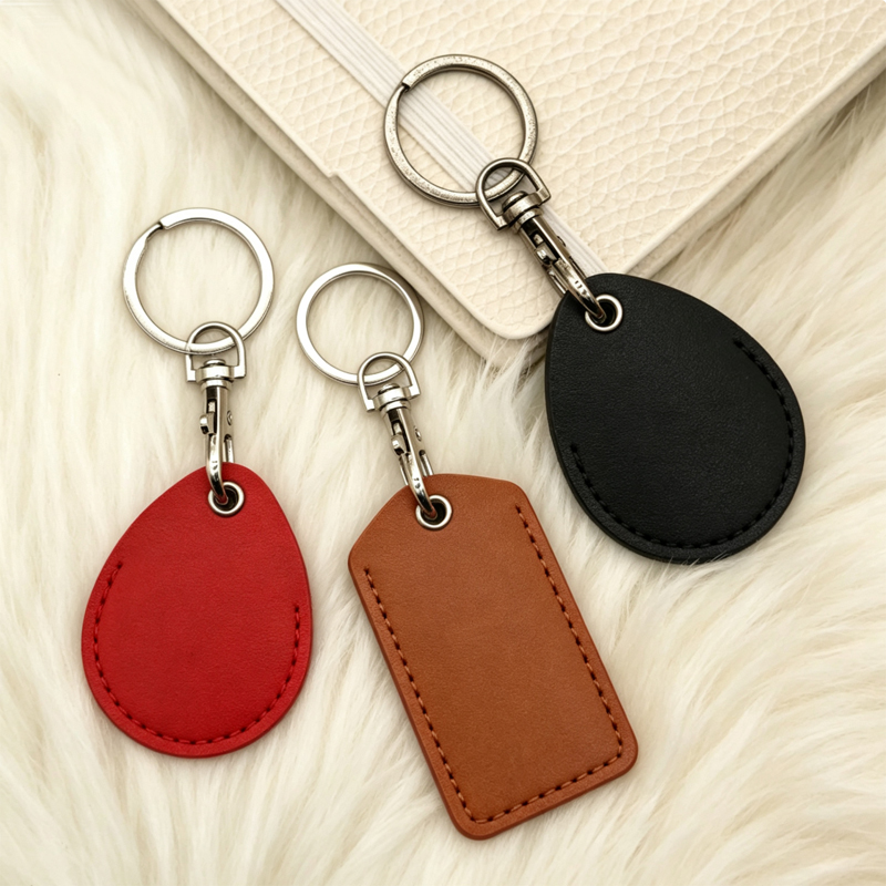 Leather Access Card Holder Key - огляд і ціна Security Chain Door
